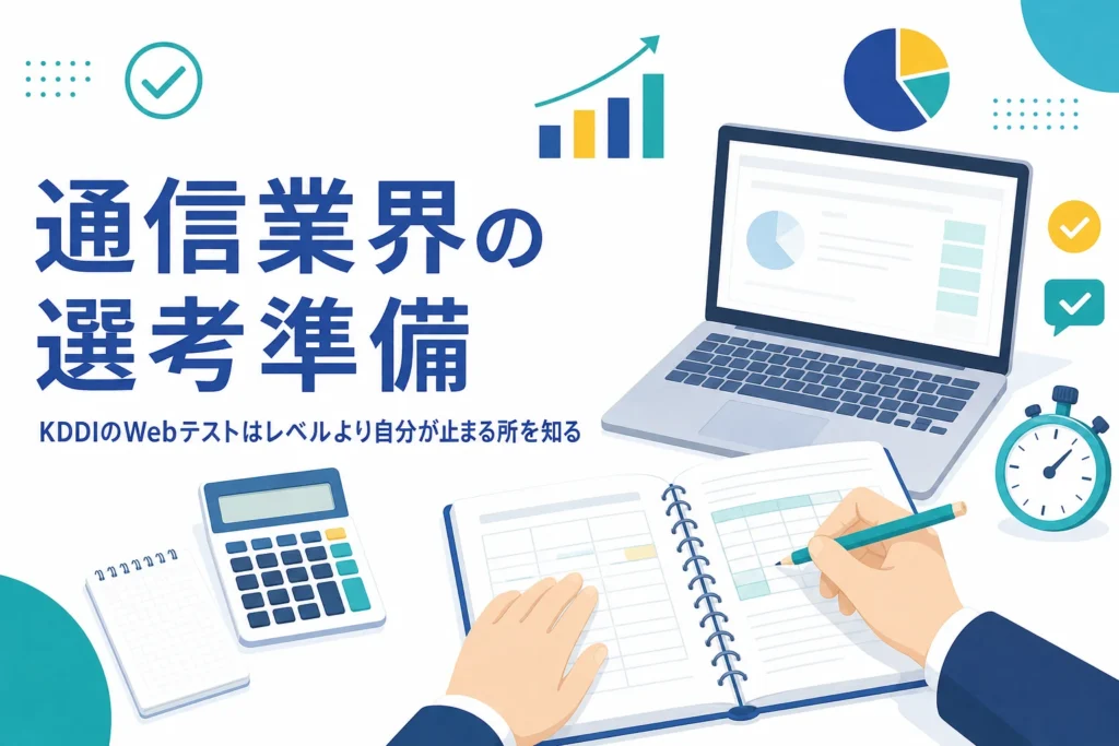KDDI・NTT東日本・NTT西日本のWebテストについて、形式の確かめ方と難しさが気になる時の考え方を紹介する記事のアイキャッチ